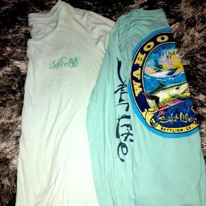 Two salt life shirts
